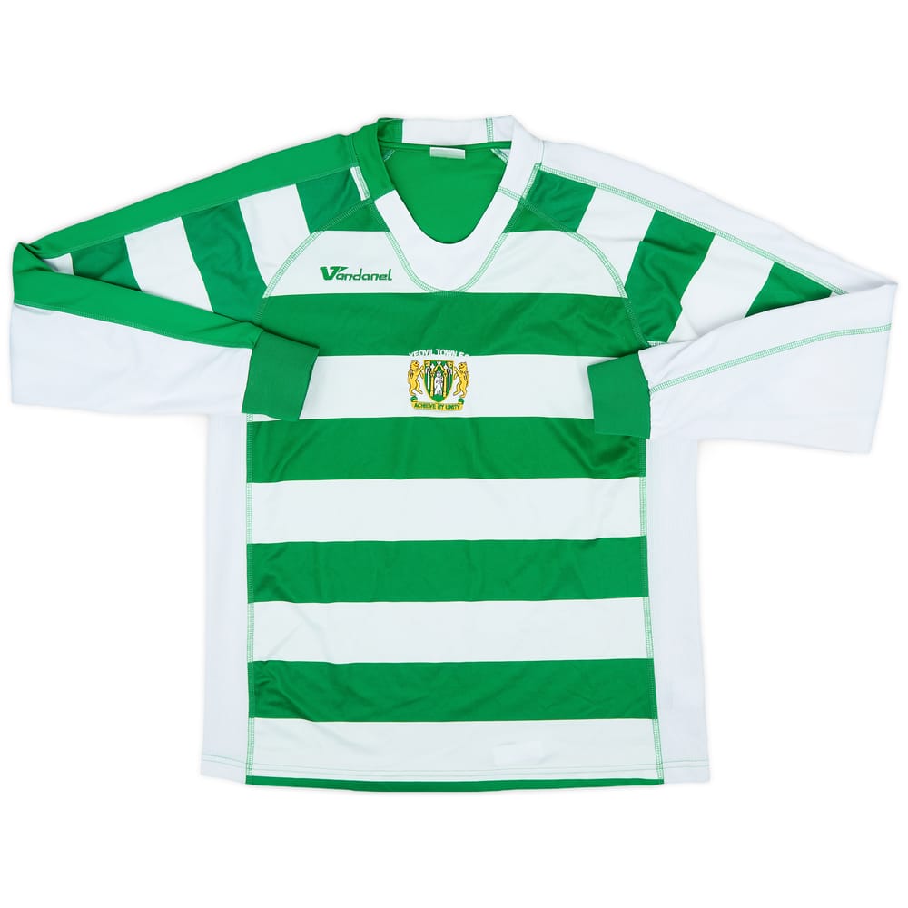 2007-09 Yeovil Home L/S Shirt - 7/10 - (L)