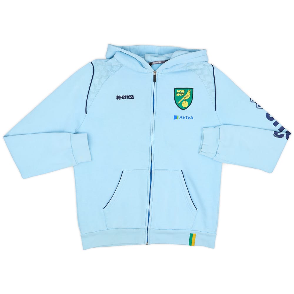 2013-14 Norwich Errea Hooded Top - 6/10 - (L)