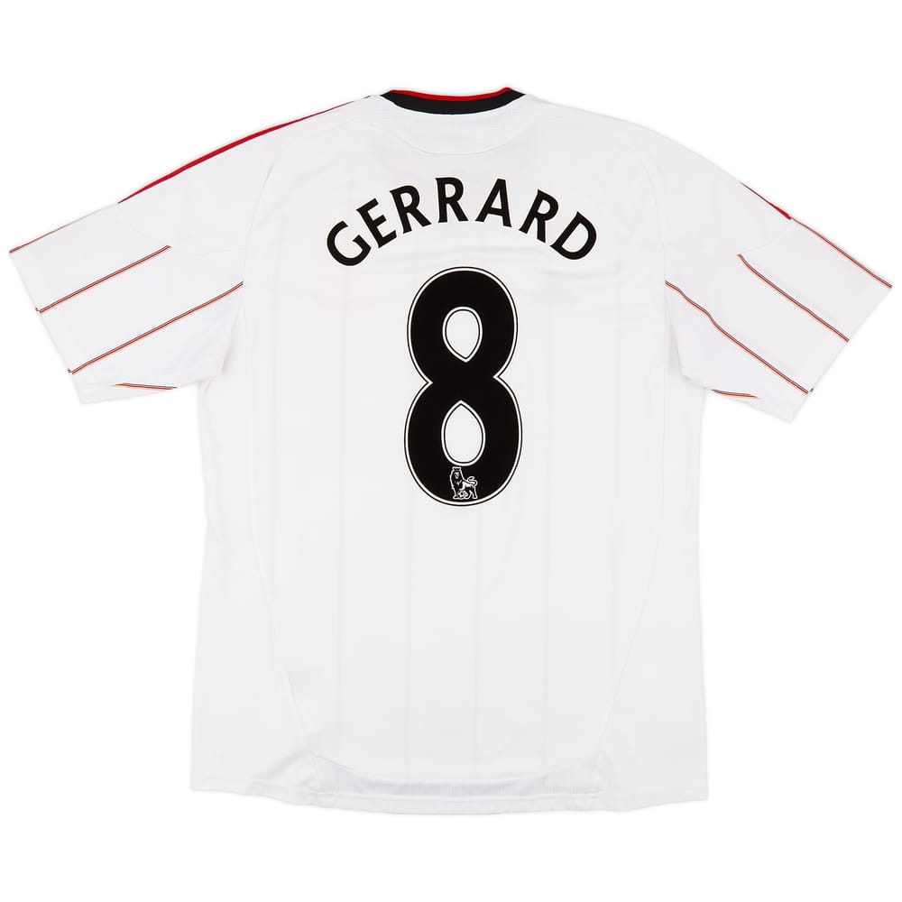2010-11 Liverpool Away Shirt Gerrard #8 - 6/10 - (L)