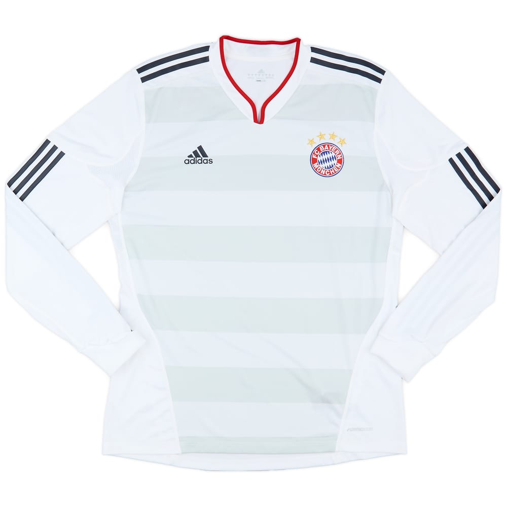 2010-11 Bayern Munich Player Issue Away L/S Shirt - 8/10 - (XL)