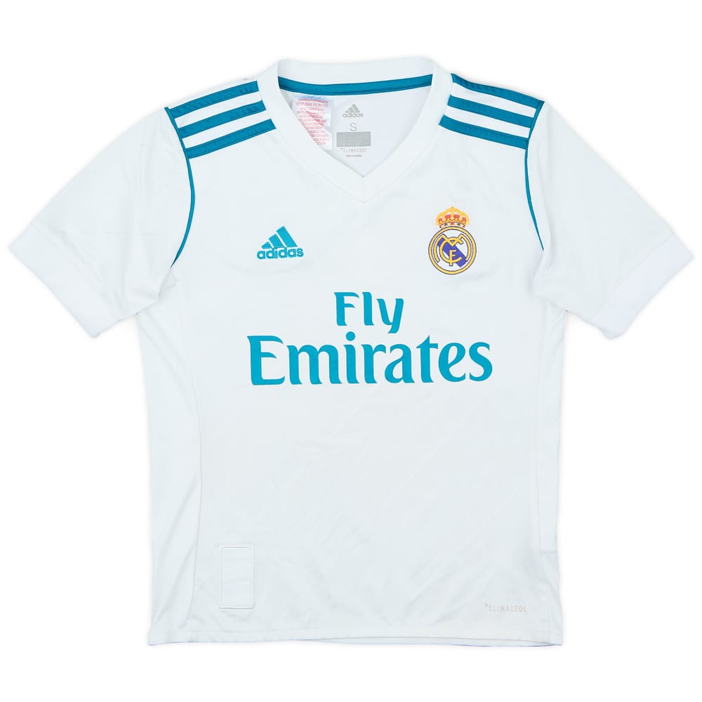 2017-18 Real Madrid Home Shirt - 6/10 - (S.Boys)