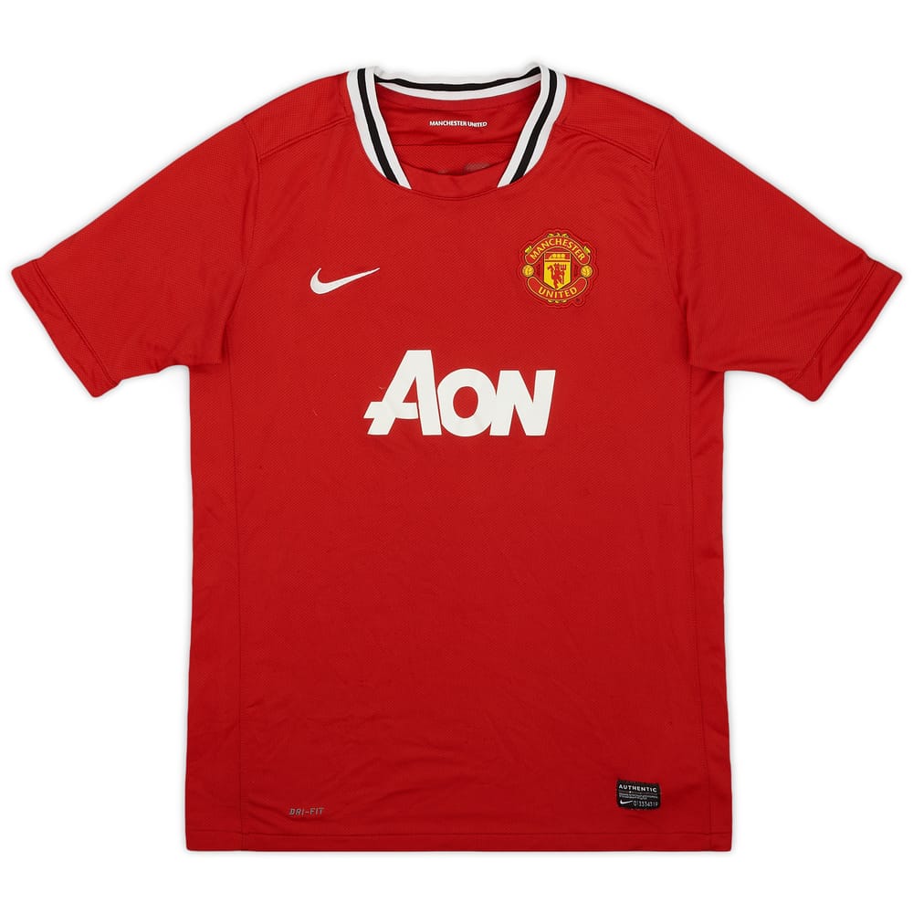 2011-12 Manchester United Home Shirt - 8/10 - (XL.Boys)