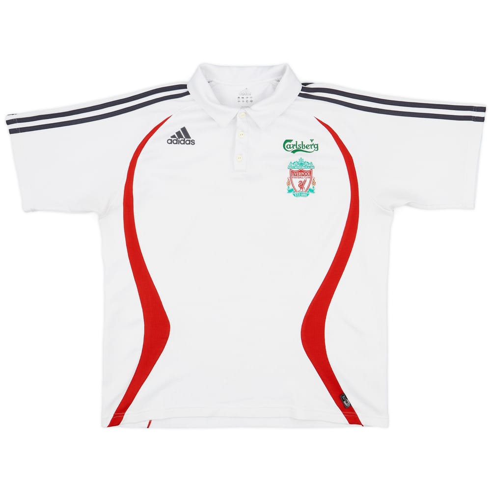 2006-07 Liverpool adidas Polo Shirt - 7/10 - (L/XL)