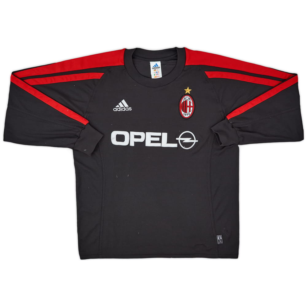 2001-02 AC Milan adidas Training L/S Shirt - 5/10 - (S)
