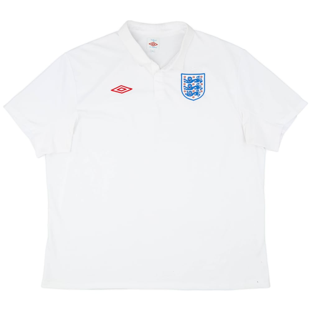 2009-10 England Home Shirt - 9/10 - (3XL)