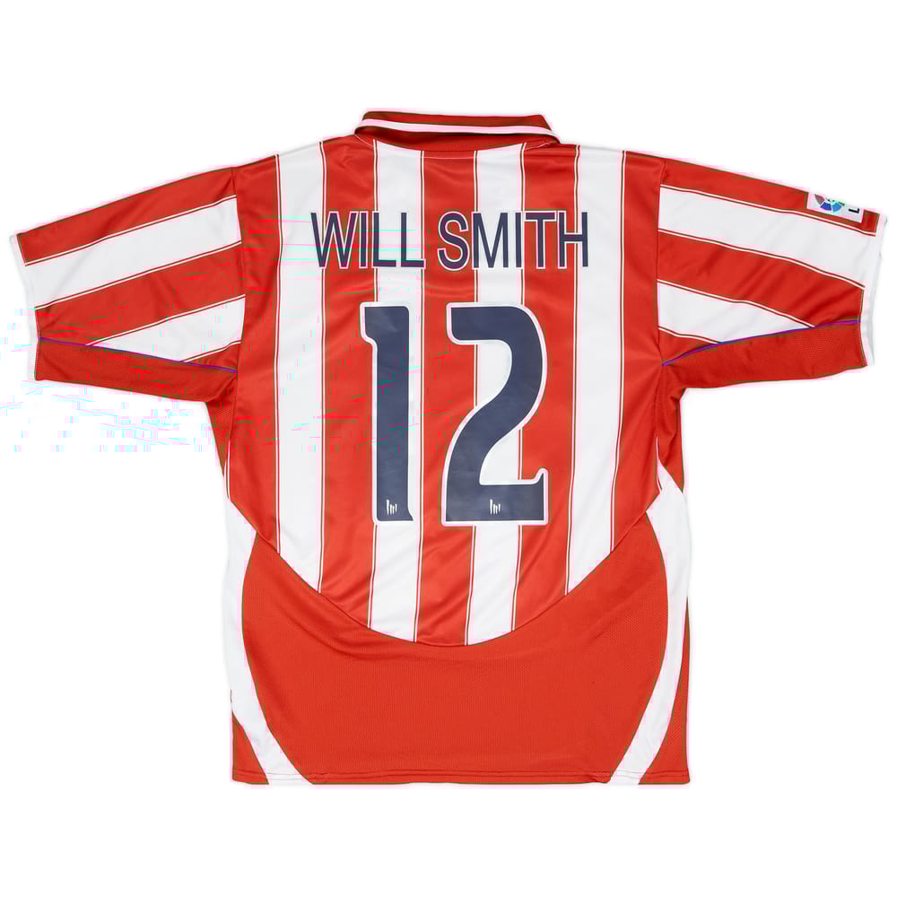 2003-04 Atletico Madrid Home Shirt Will Smith #12 - 9/10 - (L)