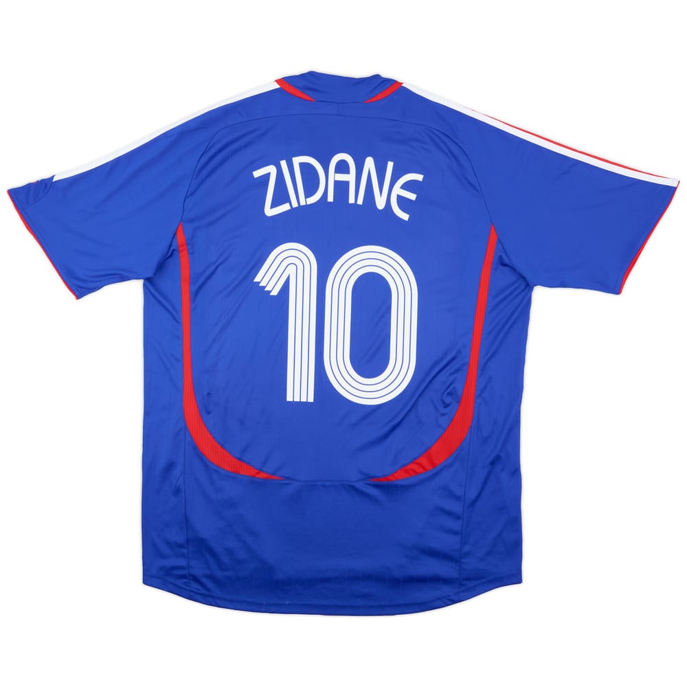 2006-07 France Home Shirt Zidane #10 - 9/10 - (XL)