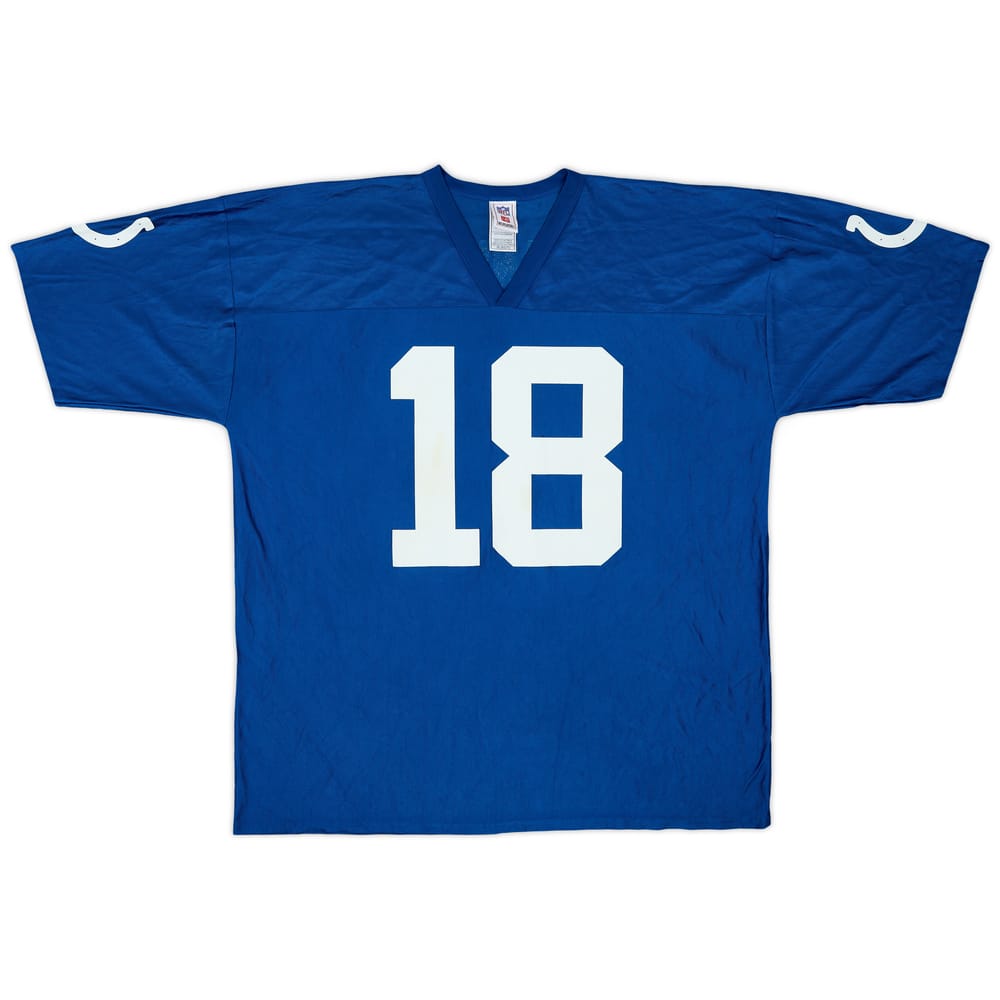 2007 Indianapolis Colts Manning #18 NFL Replica Home Jersey - 7/10 - (XXL)
