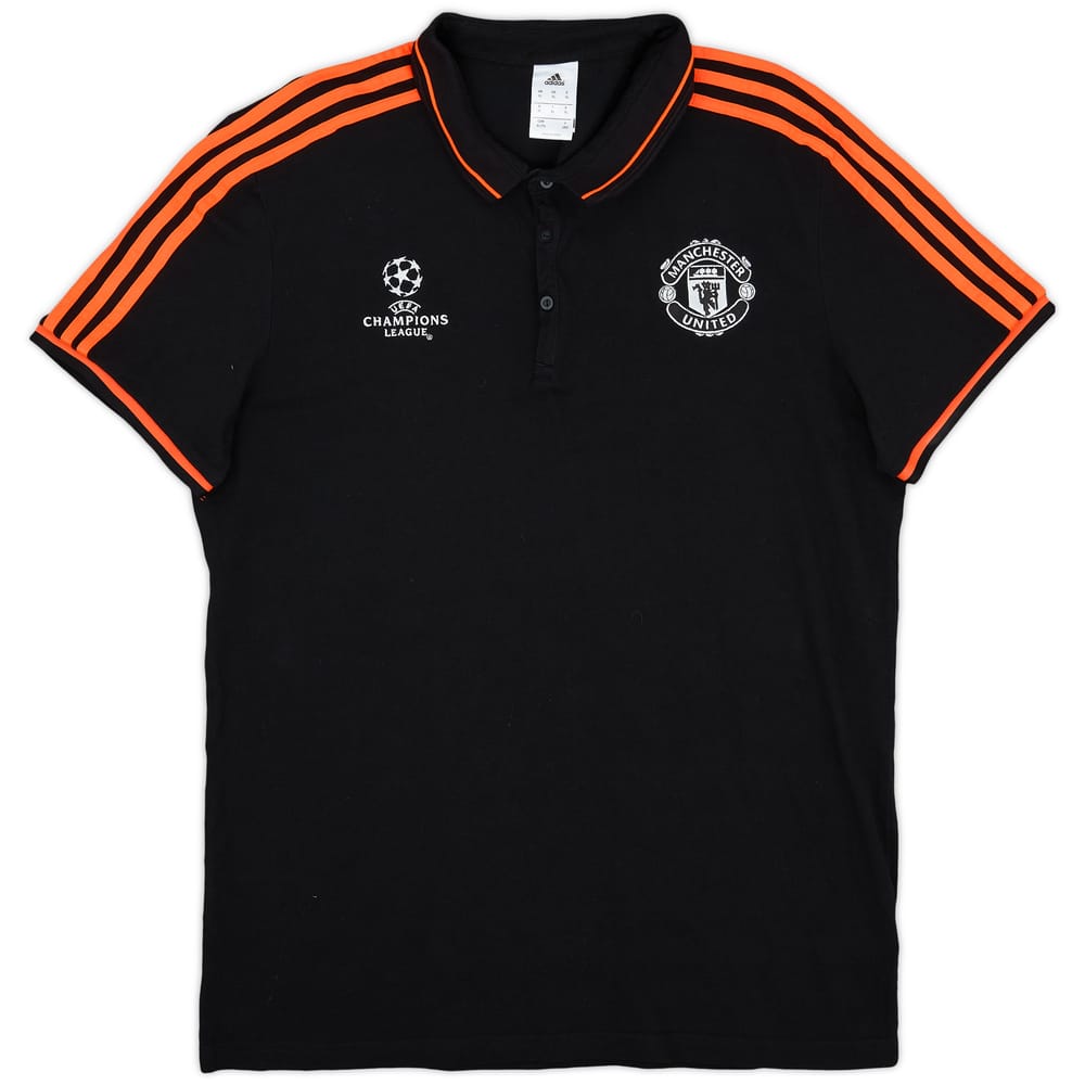 2015-16 Manchester United adidas Polo Shirt - 8/10 - (XL)