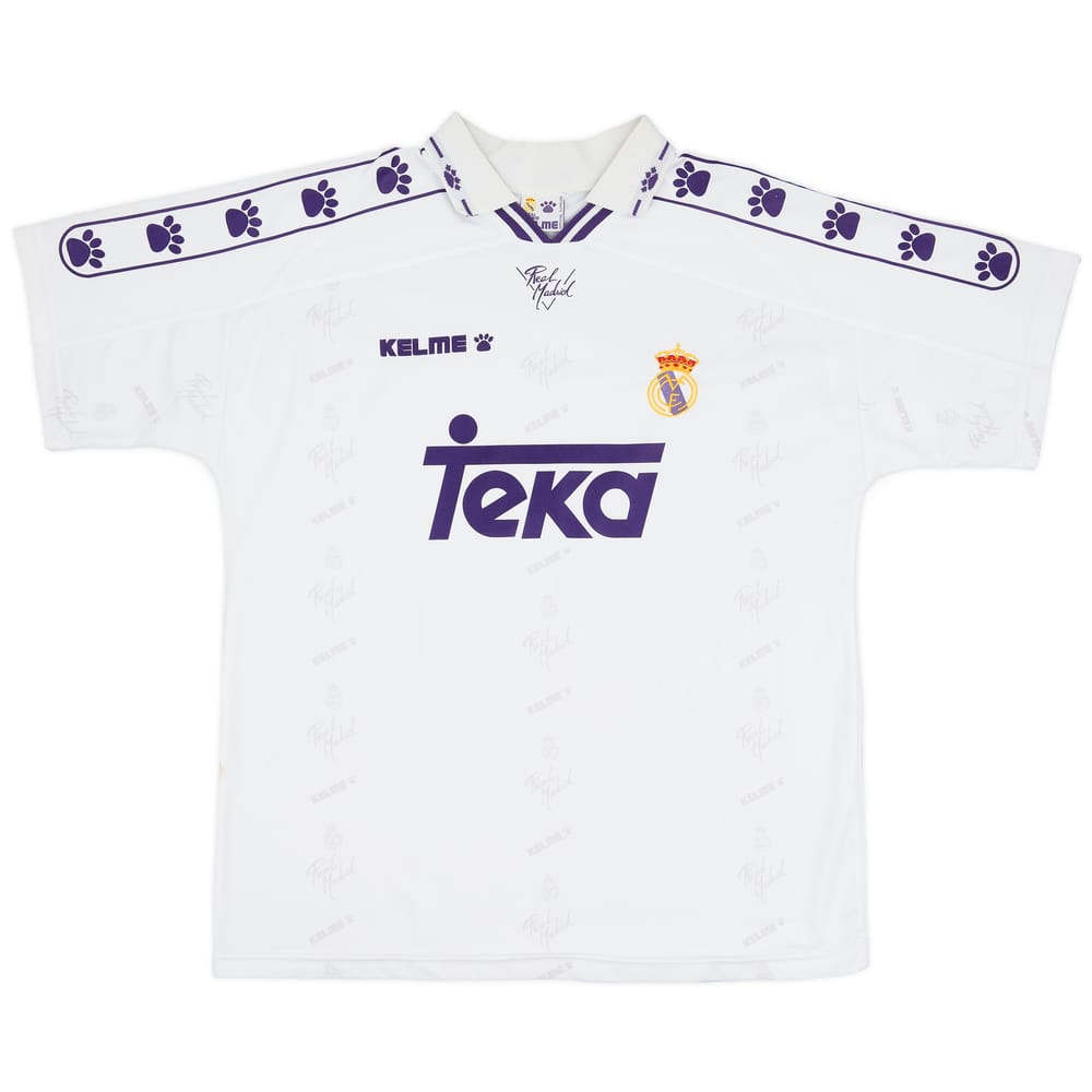 1994-96 Real Madrid Home Shirt - 7/10 - (XL)