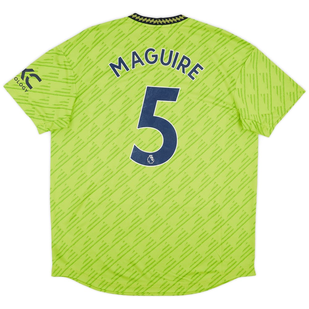 2022-23 Manchester United Authentic Third Shirt Maguire #5 (XL)