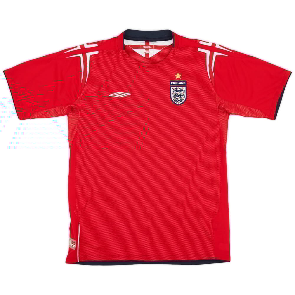 2004-06 England Away Shirt - 9/10 - (XL.Boys)