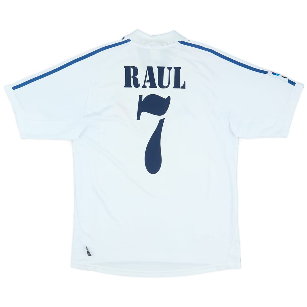 2001 Real Madrid Home Shirt Raul #7 - 6/10 - (M)
