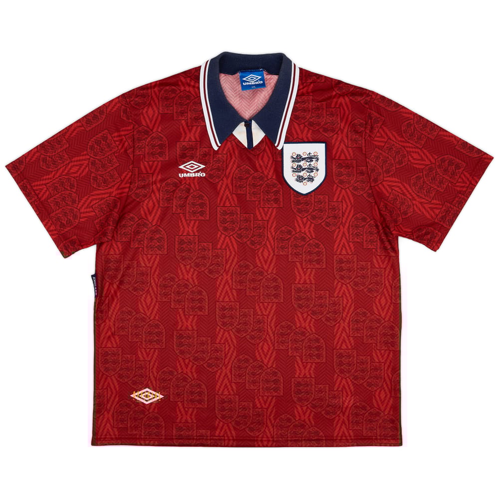 1993-95 England Away Shirt - 6/10 - (XXL)