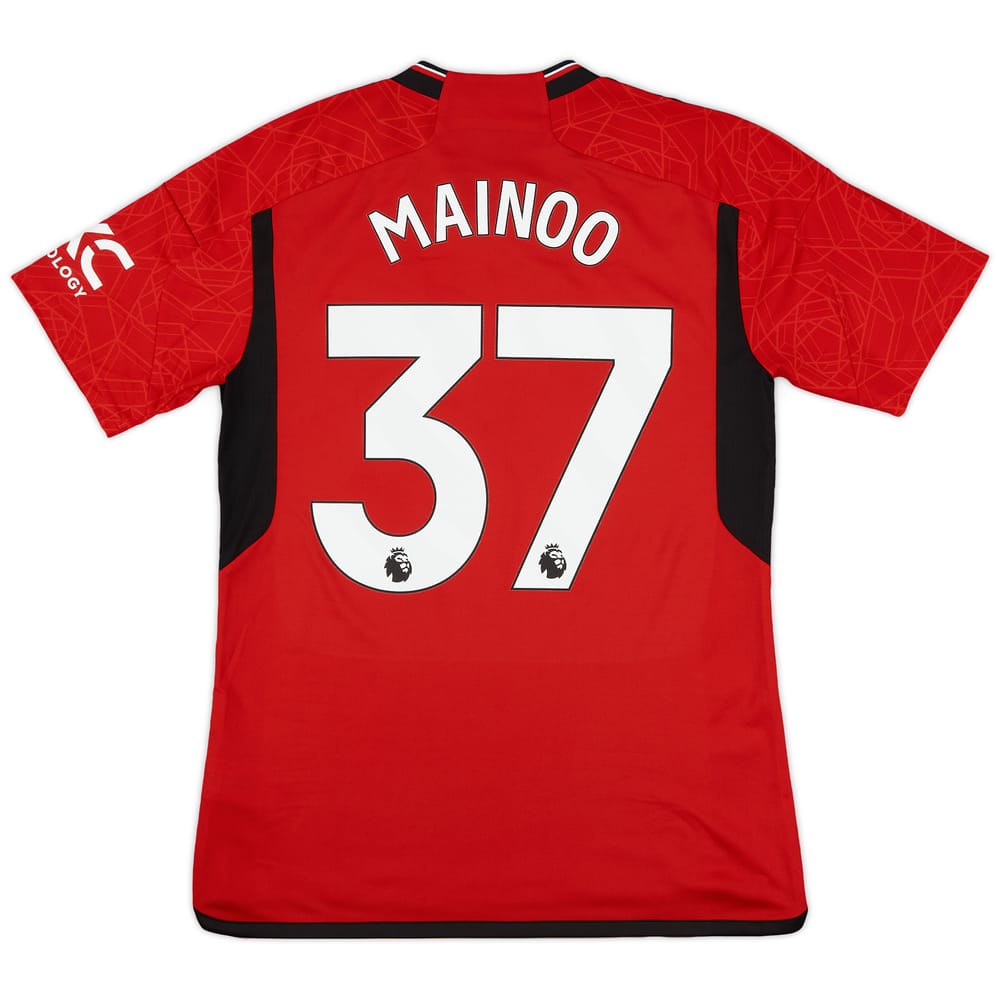 2023-24 Manchester United Home Shirt Mainoo #37 - 10/10 - (M)