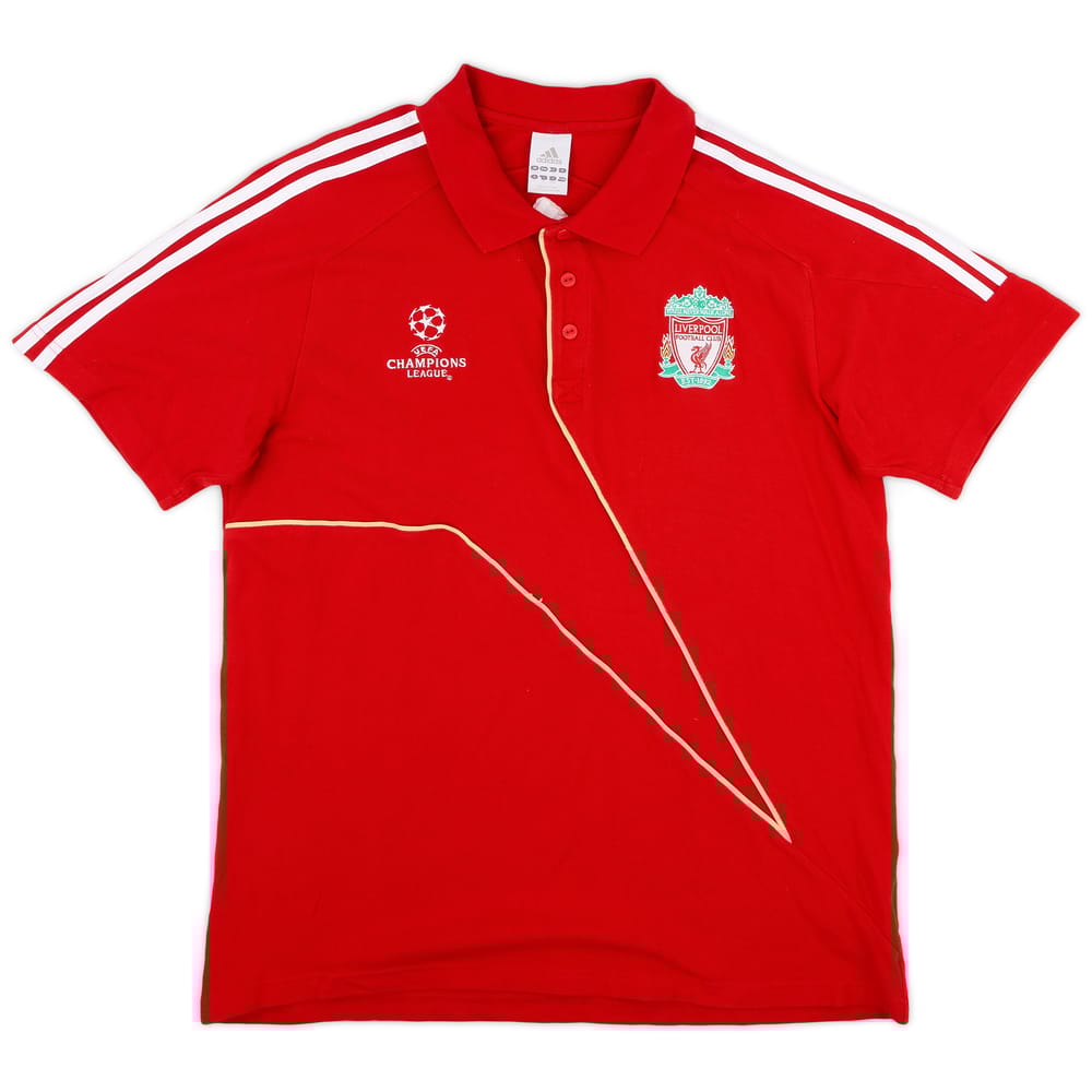 2009-10 Liverpool adidas CL Polo Shirt - 8/10 - (XL/XXL)