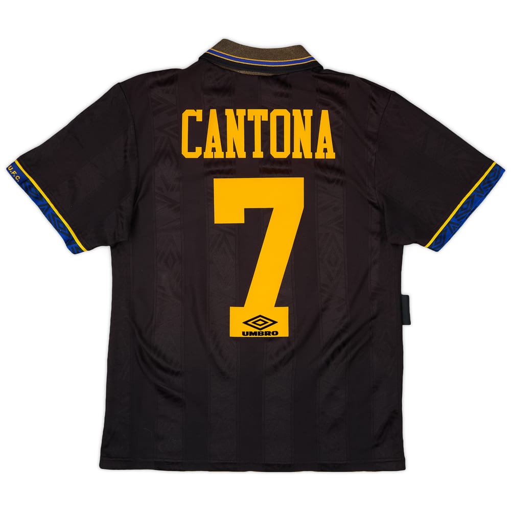 1993-95 Manchester United Away Shirt Cantona #7 - 5/10 - (S)