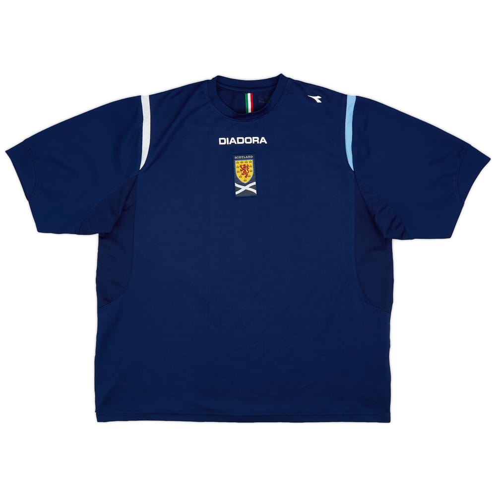 2007-08 Scotland Diadora Training Shirt - 8/10 - (XL)
