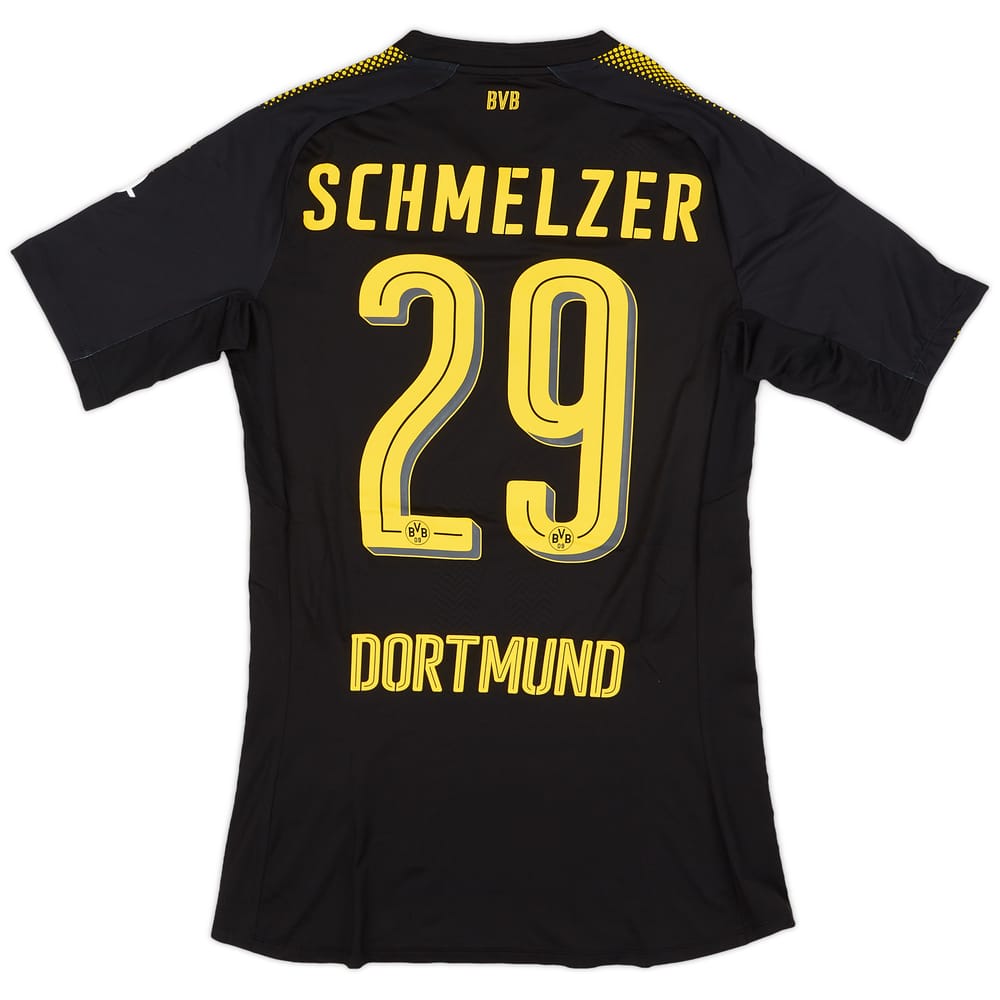 2017-18 Borussia Dortmund Match Issue Away Shirt Schmelzer #29