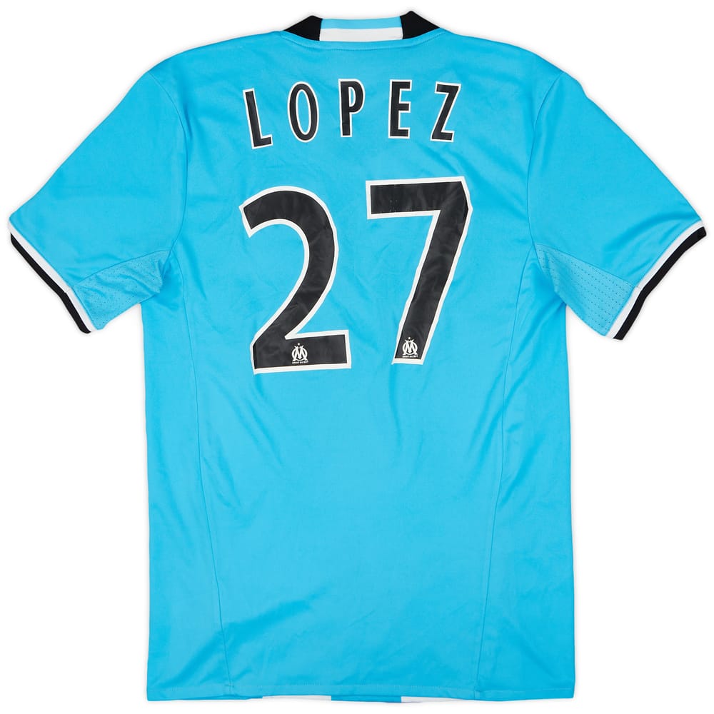 2016-17 Olympique Marseille Third Shirt Lopez #27 - 7/10 - (S)