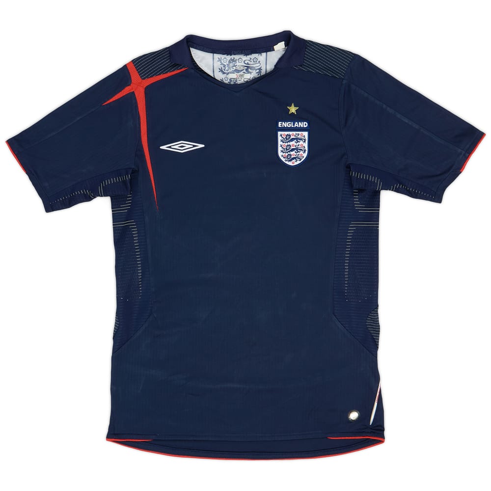 2005-06 England GK S/S Shirt - 6/10 - (S)