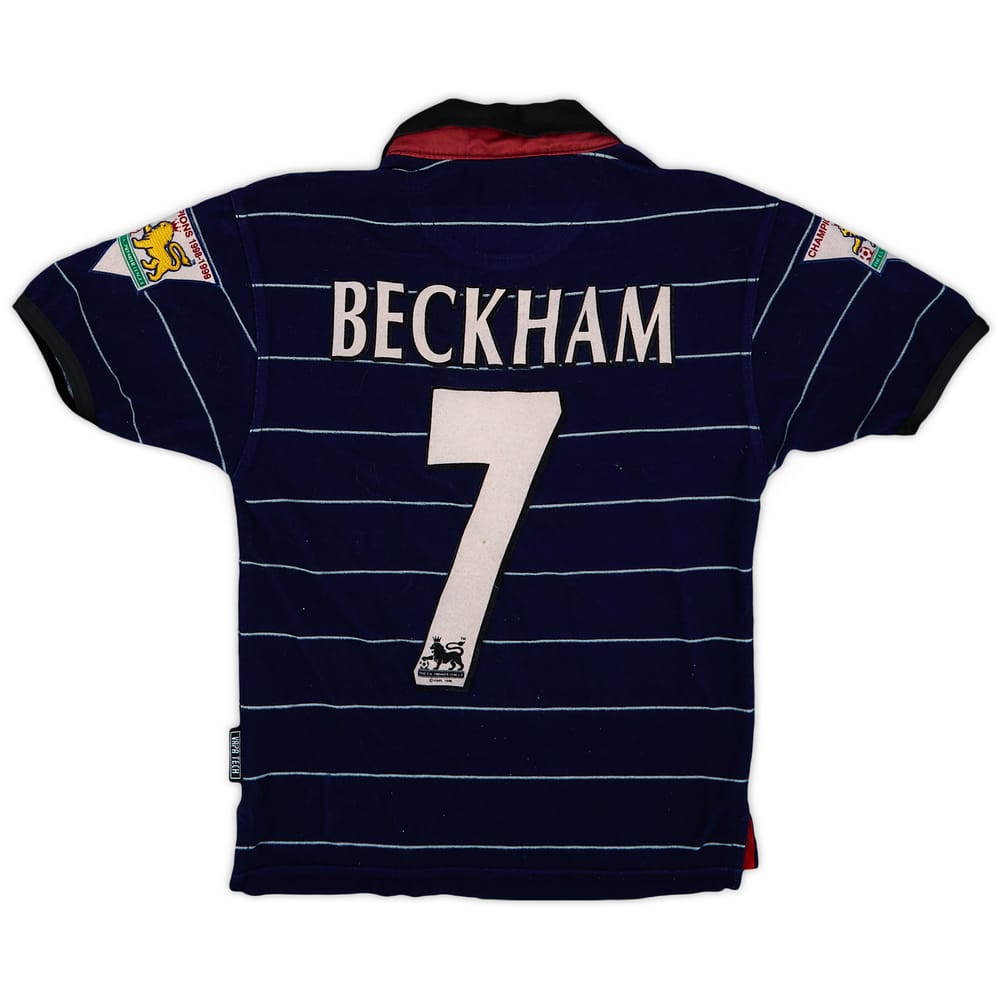 1999-00 Manchester United Away Shirt Beckham #7 - 5/10 - (6-7 Years)