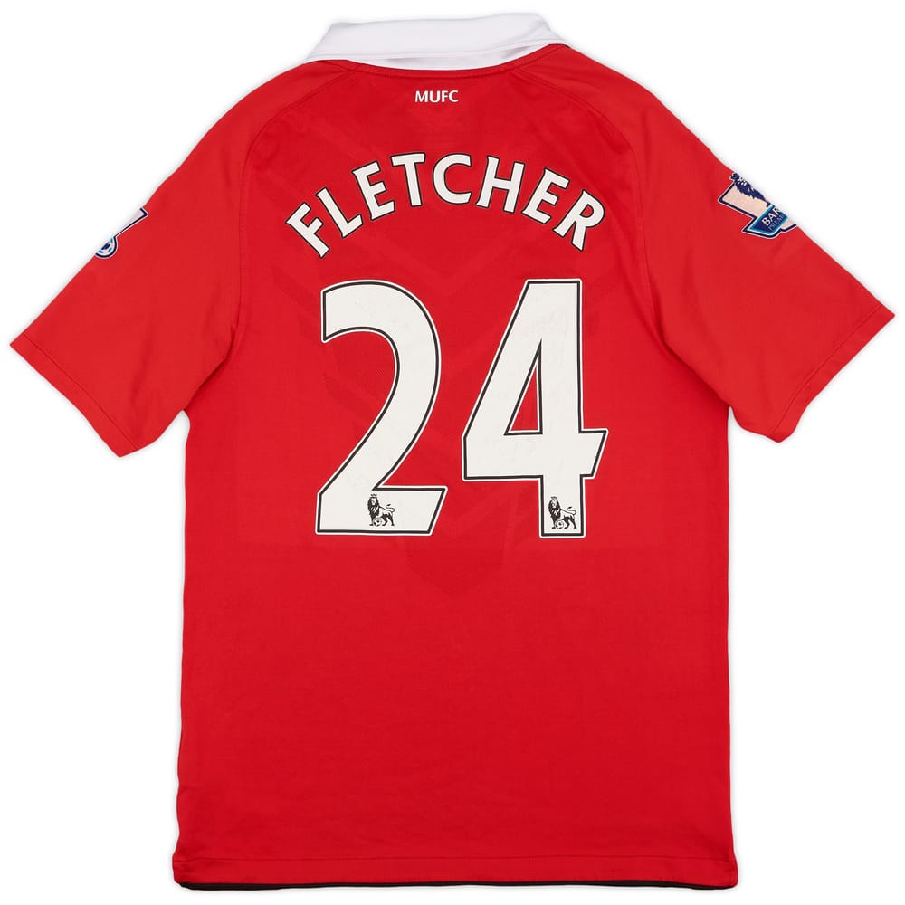 2010-11 Manchester United Home Shirt Fletcher #24 - 7/10 - (S)