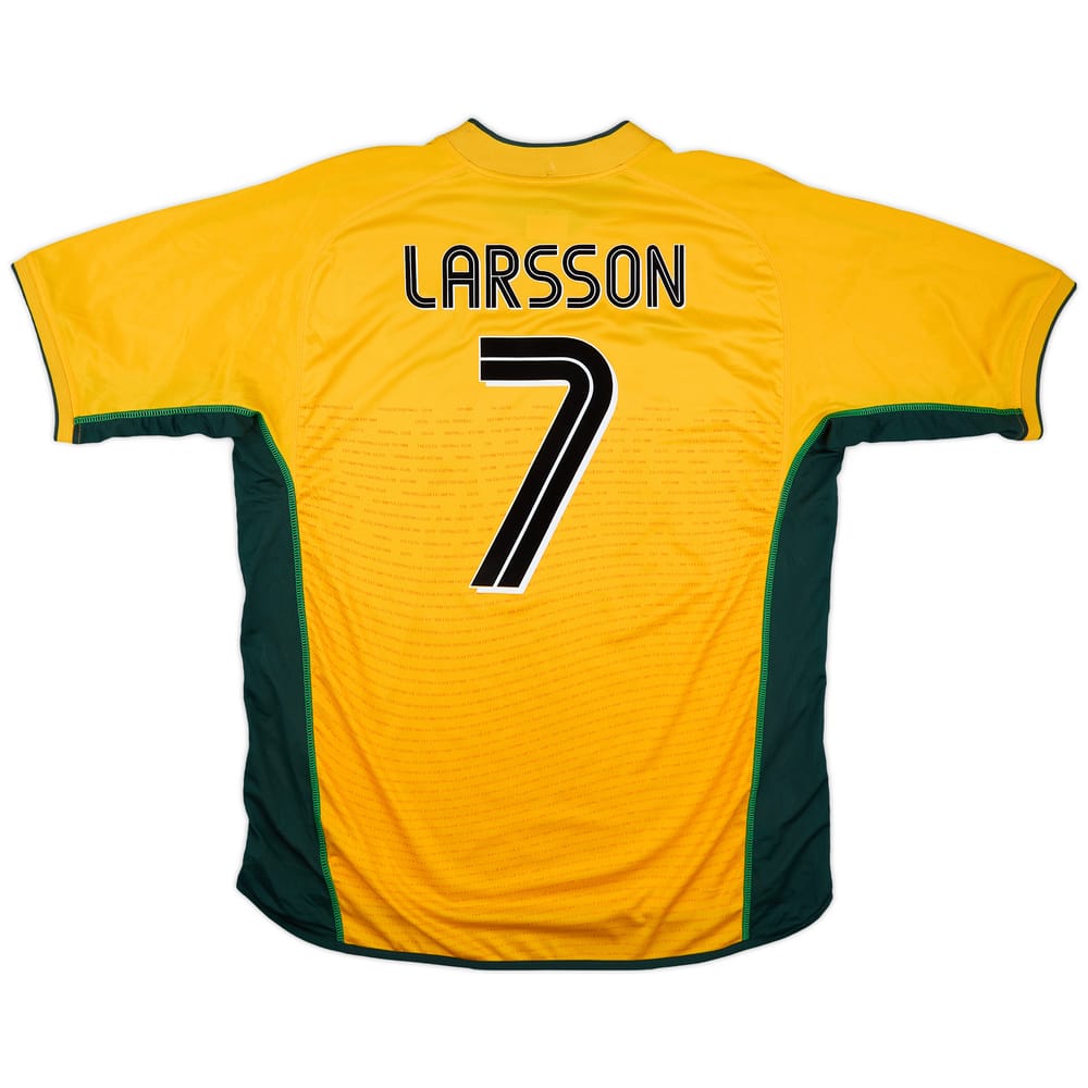 2002-03 Celtic Away Shirt Larsson #7 (XL)