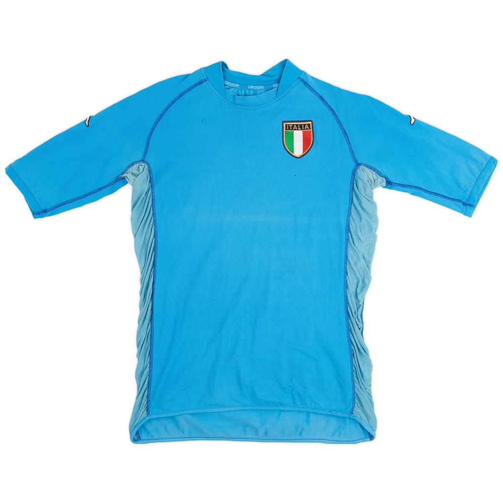 2002 Italy Home Shirt - 3/10 - (L)