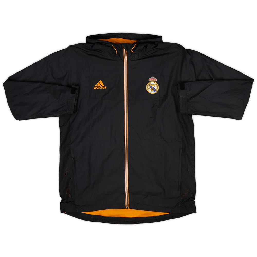 2013-14 Real Madrid adidas Hooded Track Jacket - 8/10 - (XL)