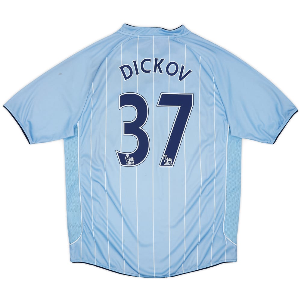 2007-08 Manchester City Home Shirt Dickov #37 - 5/10 - (XL)