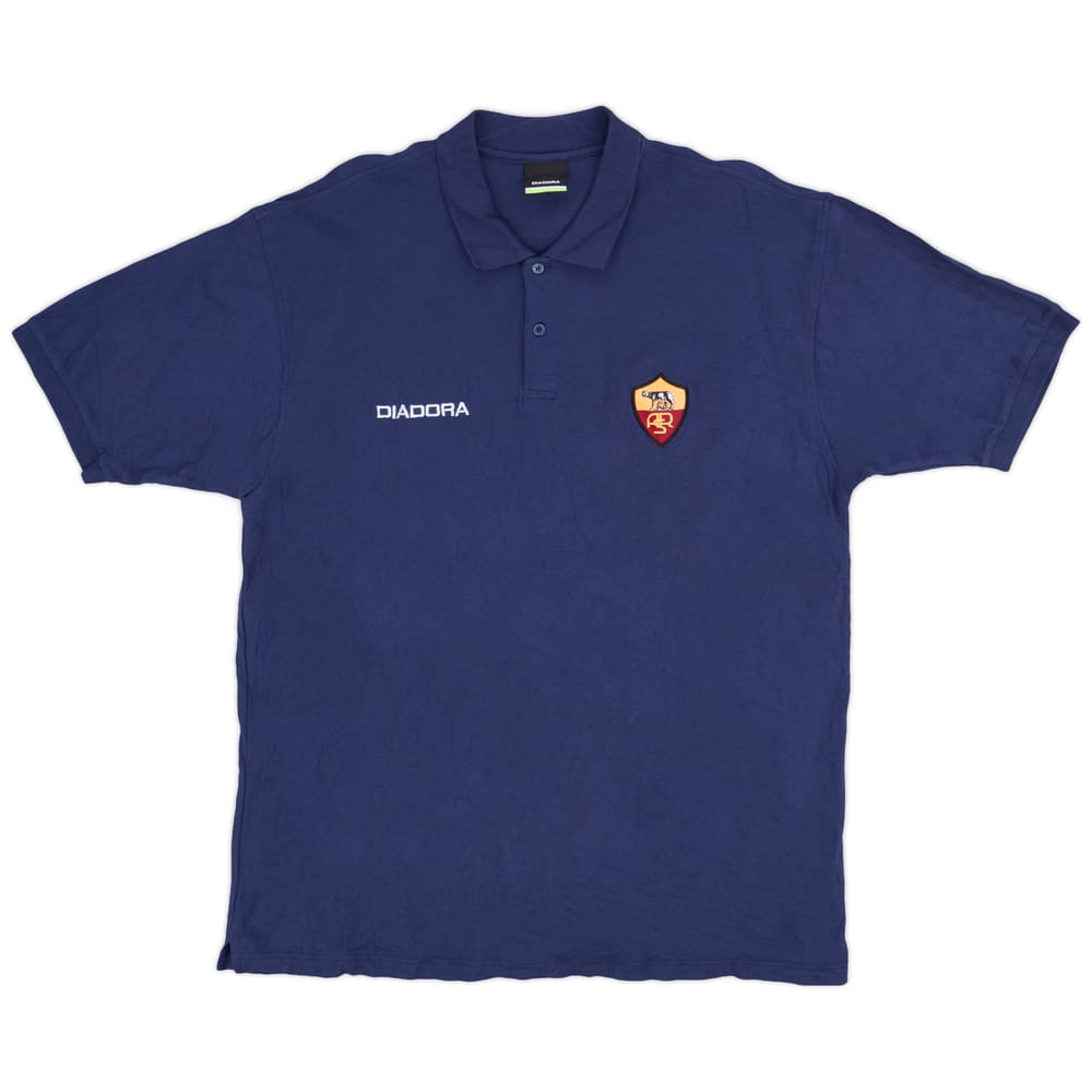 1999-00 Roma Diadora Polo Shirt - 9/10 - (XXL)