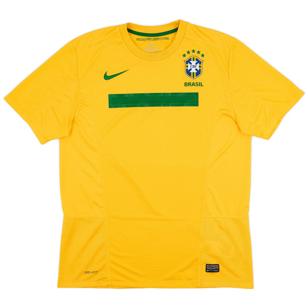 2011 Brazil Home Shirt - 9/10 - (L)