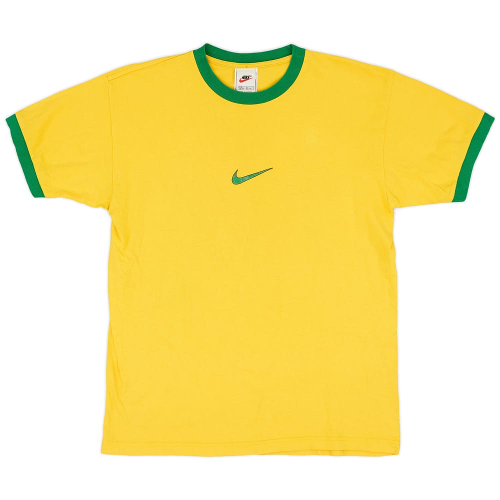 1998-00 Brazil Nike Ronaldo Graphic Tee - 7/10 - (XL.Boys)