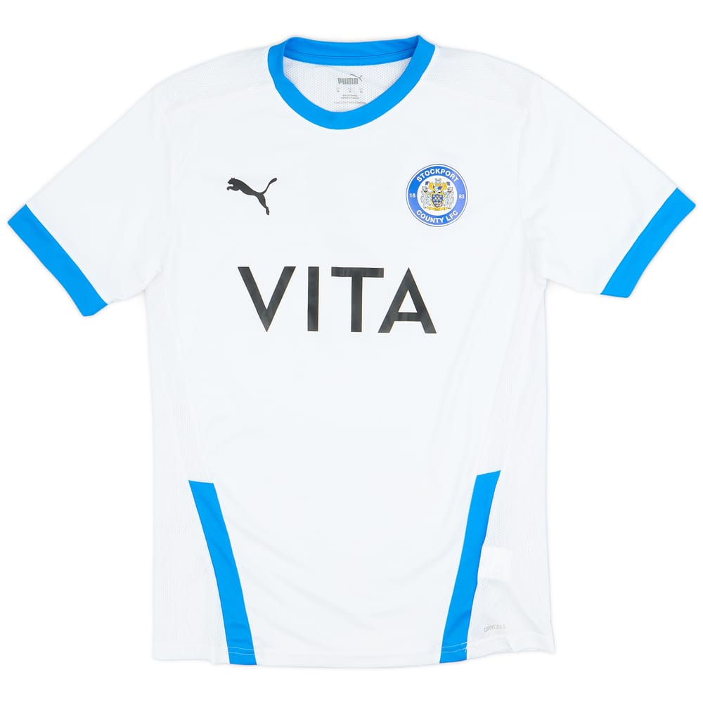 2020-21 Stockport County Away Shirt #2 - 9/10 - (M)