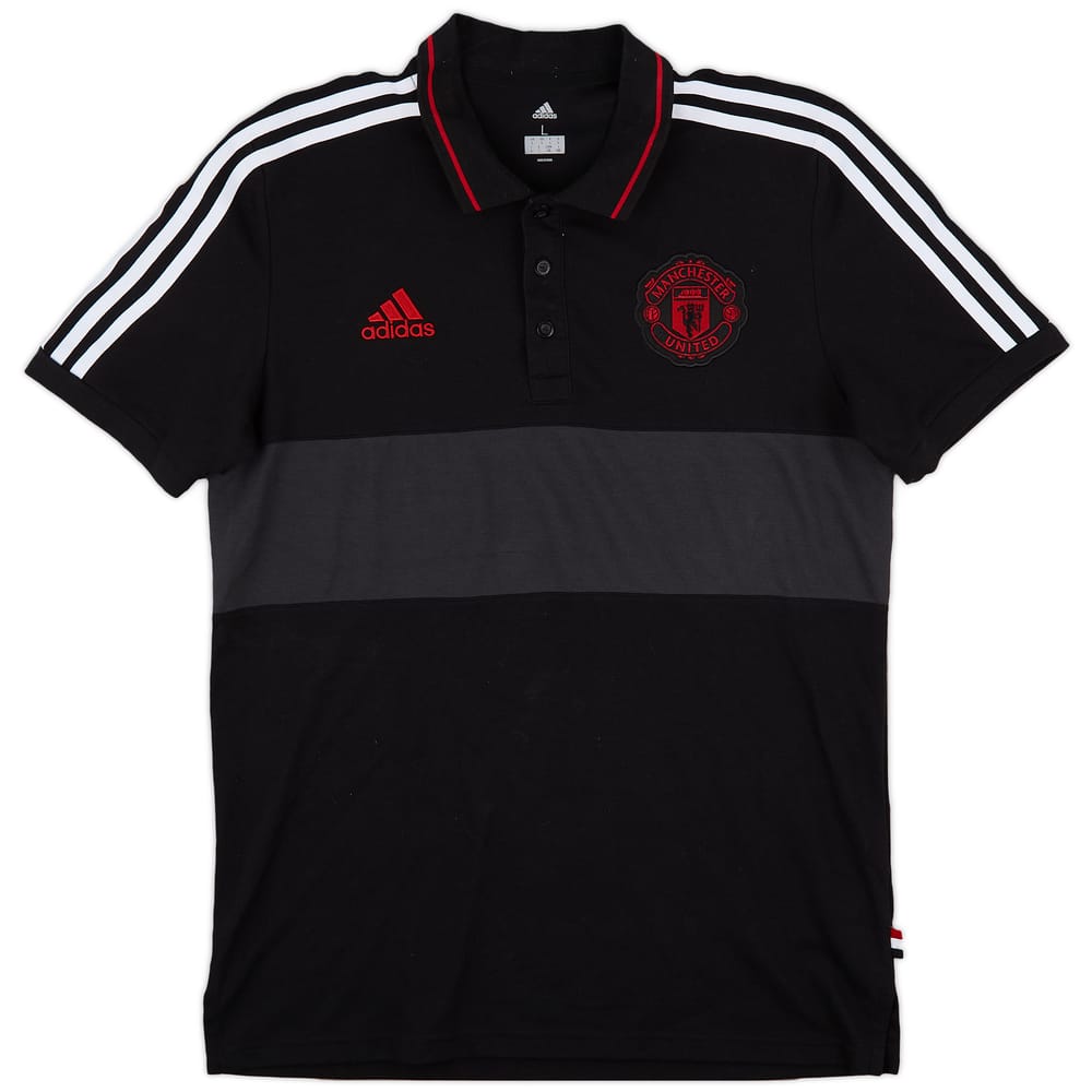 2018-19 Manchester United adidas Polo Shirt - 8/10 - (L)