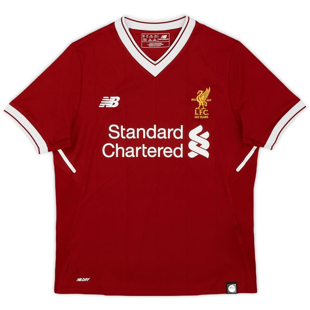 2017-18 Liverpool 125 Years Home Shirt - 9/10 - (M.Boys)