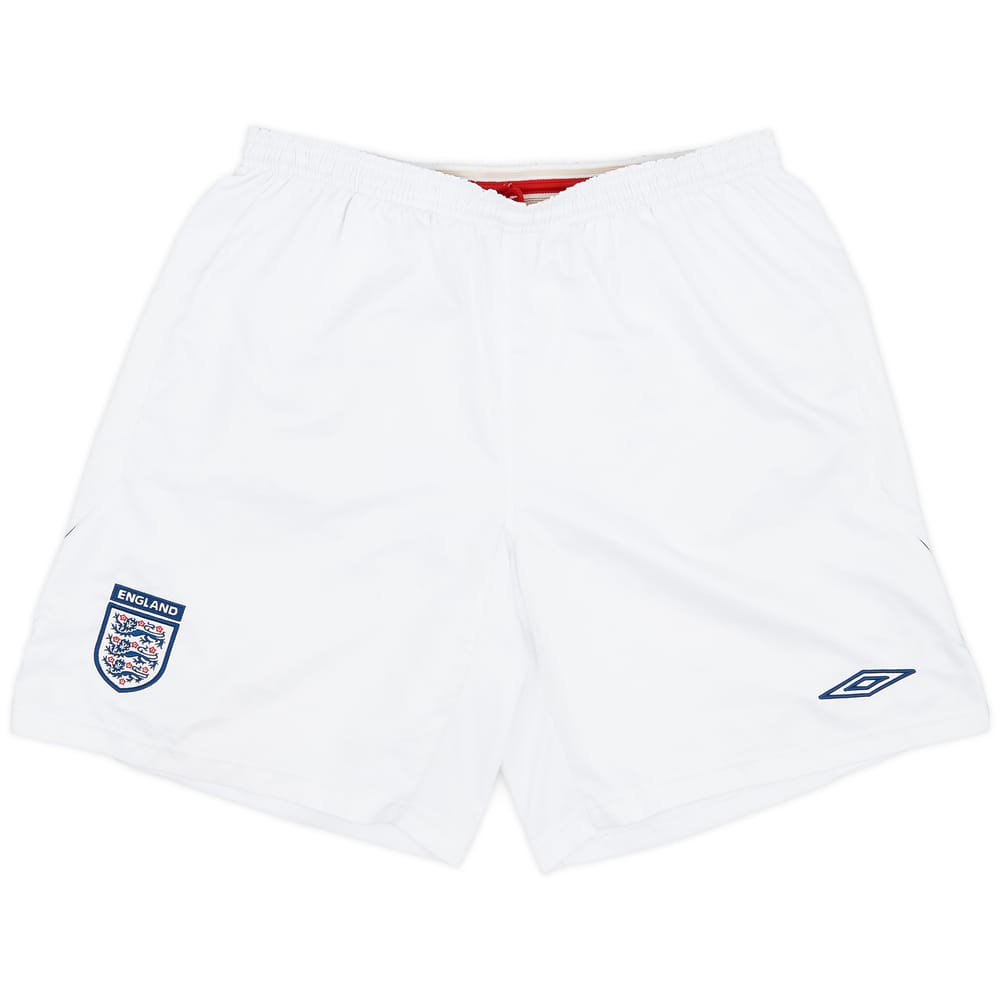2007-08 England Alternate Home Shorts - 6/10 - (XXL)