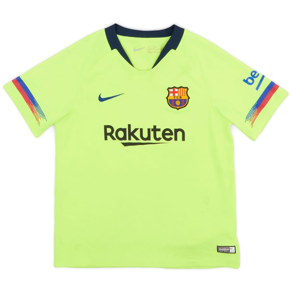2018-19 Barcelona Away Shirt - 6/10 - (S.Boys)