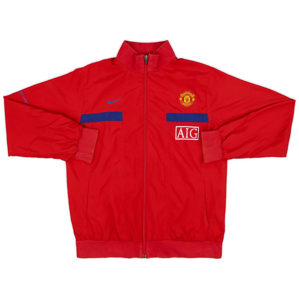 2009-10 Manchester United Nike Track Jacket - 8/10 - (XL.Boys)