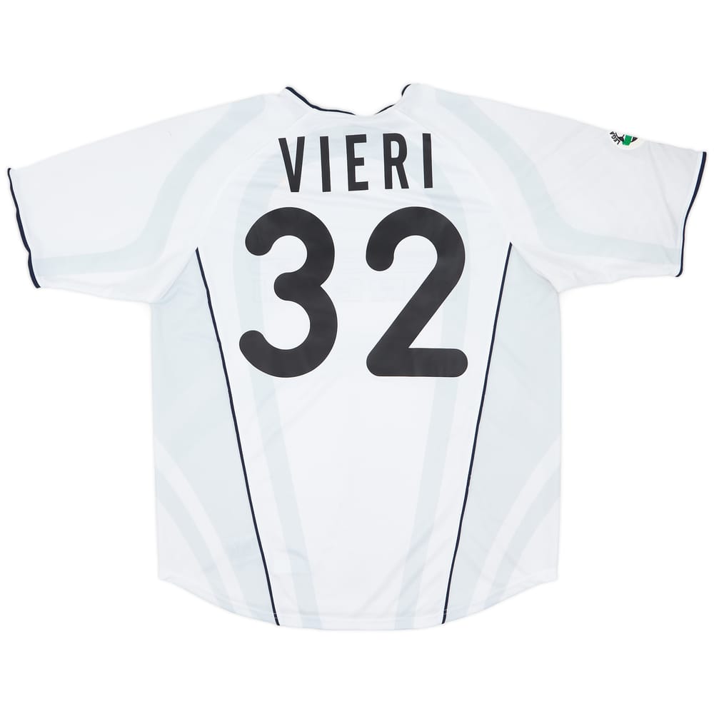 2001-02 Inter Milan Match Worn Away Shirt Vieri #32