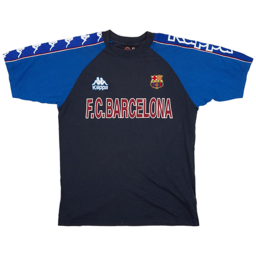 1995-96 Barcelona Kappa Training Shirt - 7/10 - (L)
