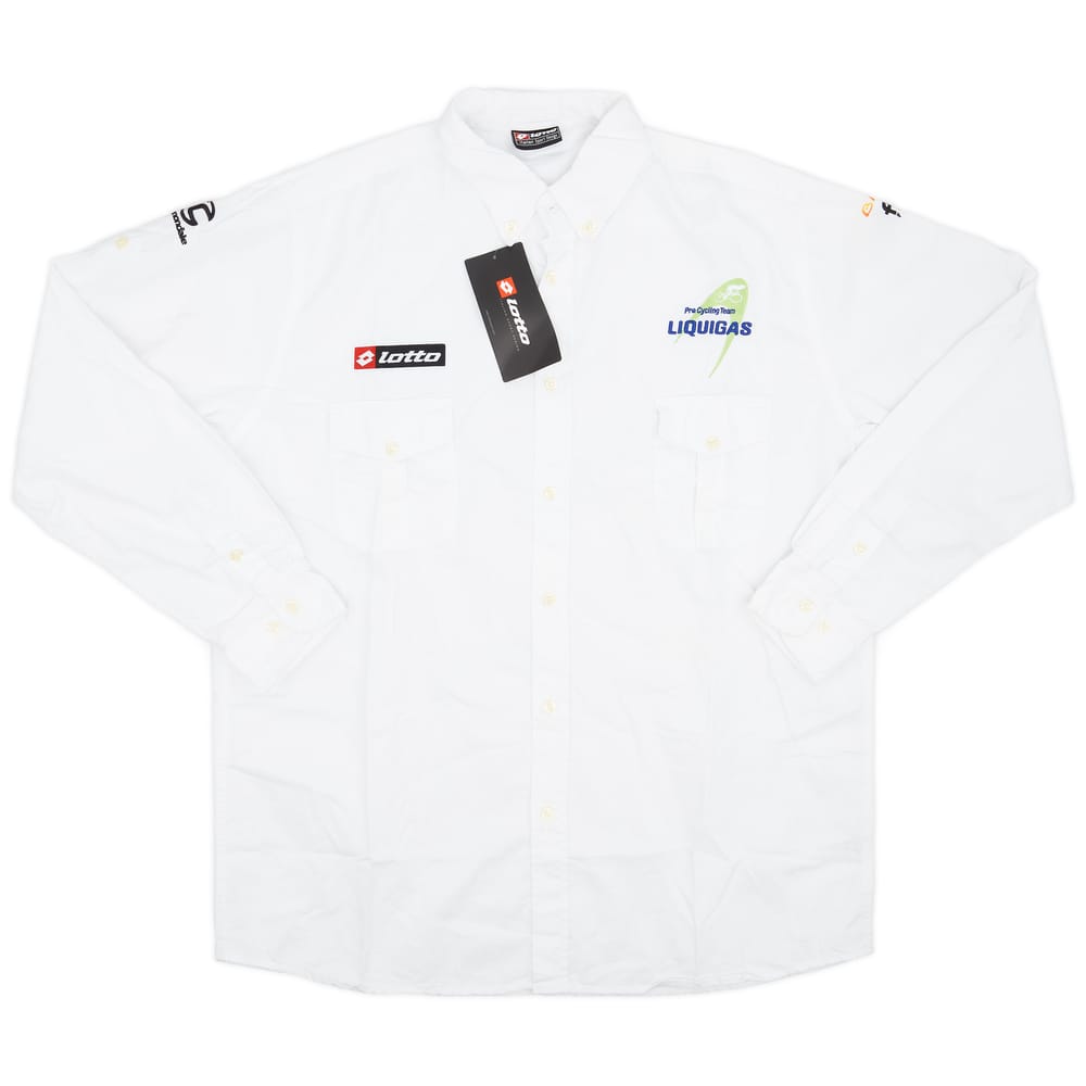 2000s Lotto Button-Up Shirt (Liquigas Pro Cycling) (XXL)