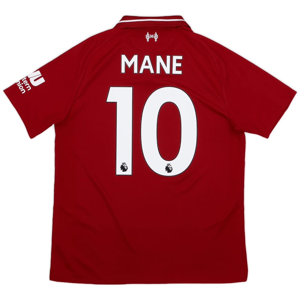 2018-19 Liverpool Home Shirt Mane #10 - 9/10 - (S)