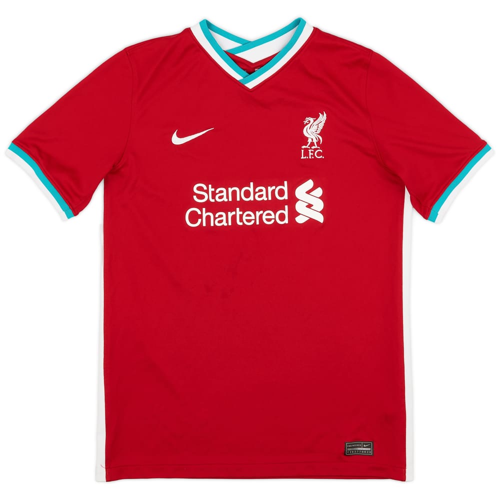 2020-21 Liverpool Home Shirt - 8/10 - (XL.Boys)