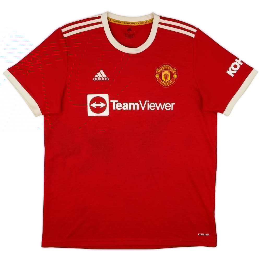 2021-22 Manchester United Home Shirt - 6/10 - (XL)