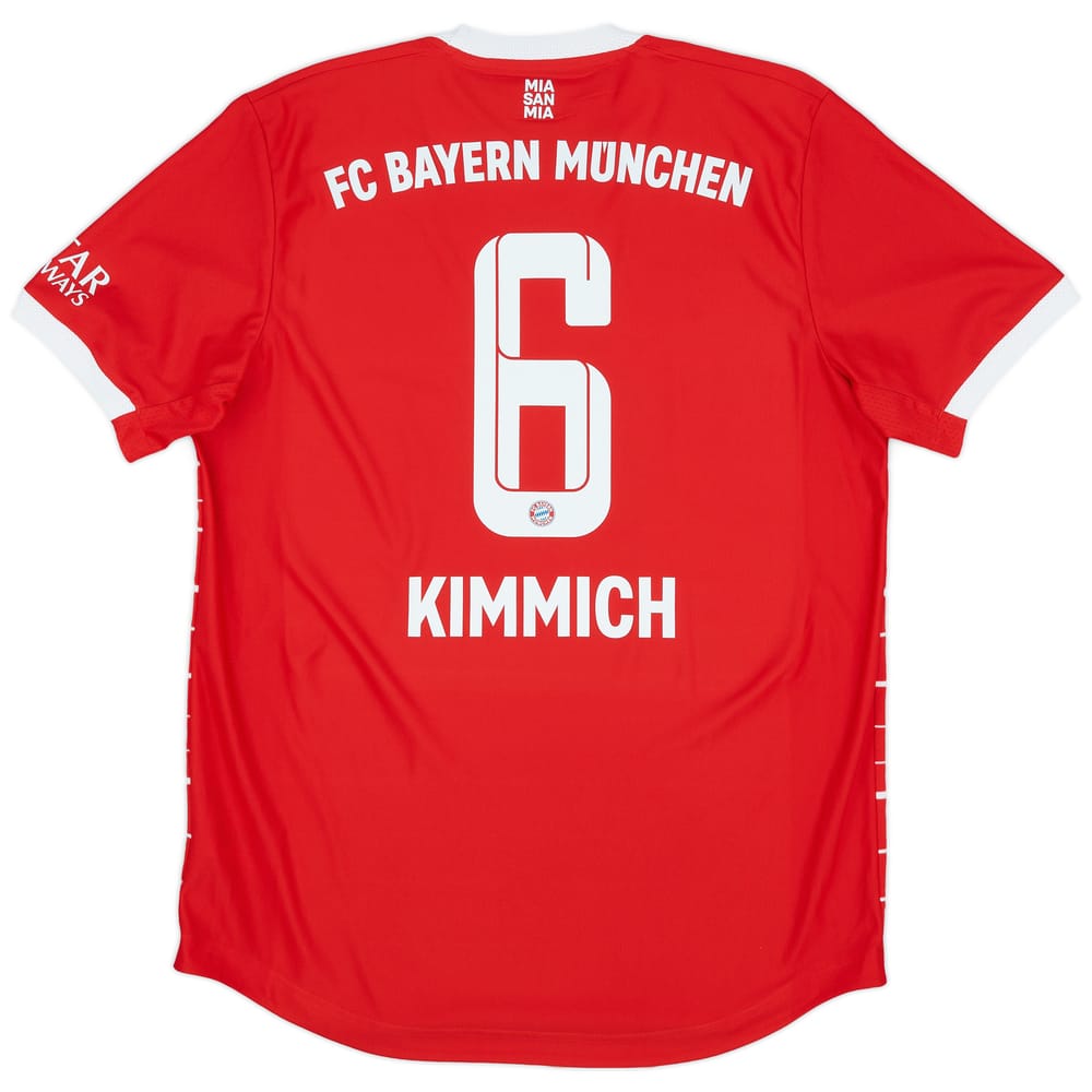 2022-23 Bayern Munich Authentic Home Shirt Kimmich #6 - 9/10 - (L)