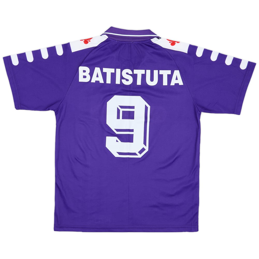 1998-99 Fiorentina Home Shirt Batistuta #9 - 9/10 - (S)