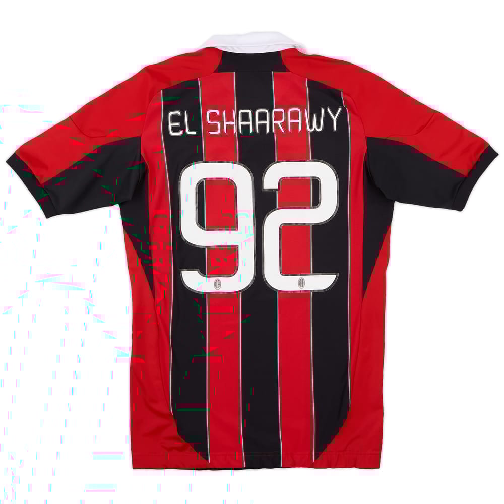 2012-13 AC Milan Player Issue Home Shirt El Shaarawy #92 - 6/10 - (XL)