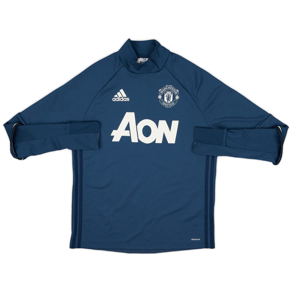 2016-17 Manchester United adidas Sweat Top - 10/10 - (XL.Boys)